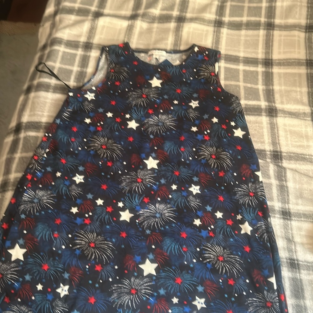 Celebrate together patriotic dress new with tags smoke free pet free home